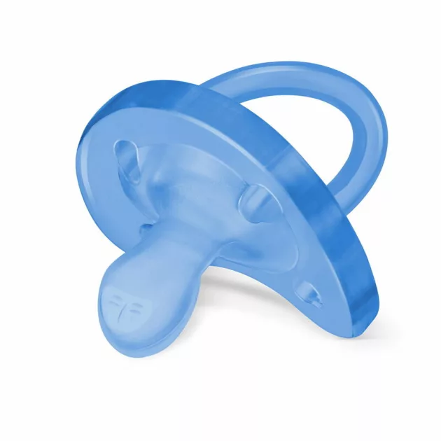 Chicco Physio Forma® Soft 6-16 hó csupa-szilikon cumi 1db csupa puhaság - kék