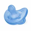 Chicco Physio Forma® Soft 16-36 hó csupa-szilikon cumi 1 db csupa puhaság - kék