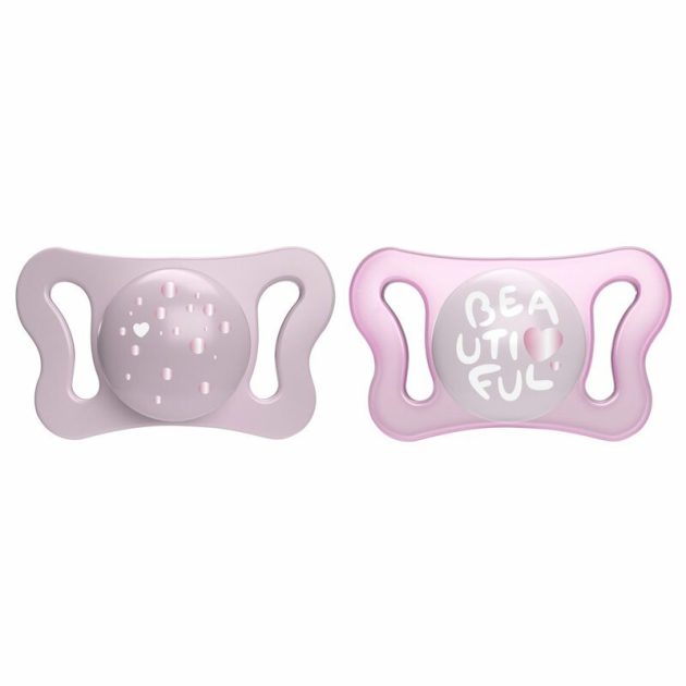 Chicco Physio Forma® Micro 0-2 hó minicumi 2 db - rózsaszín