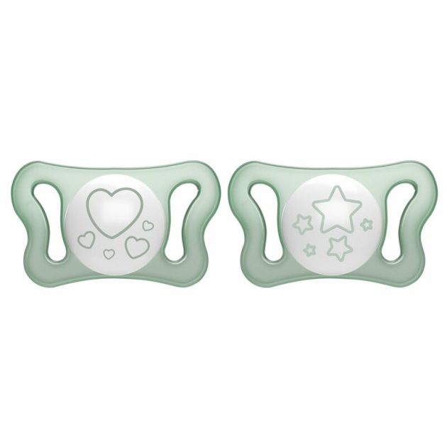 Chicco PhysioForma® Micro éjszakai minicumi, 0-2 hó (2 db), extra könnyű, zöld natural