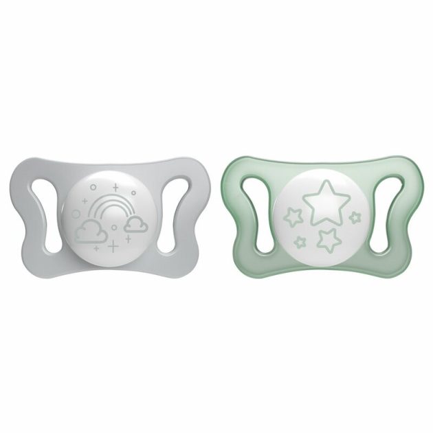 Chicco PhysioForma® Micro éjszakai minicumi, 0-2 hó (2 db), extra könnyű, zöld natural