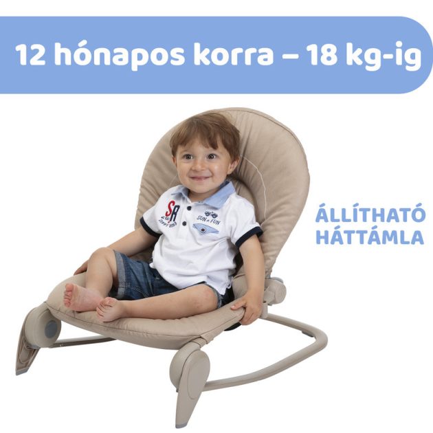 Chicco Hooplá pihenőszék 18 kg-ig - Beige_ReLux