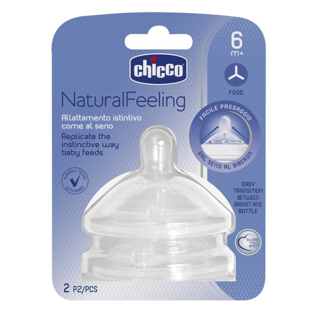 Chicco NaturalFeeling pépes 2 db etetőcumi pépes étel, gyümölcslé