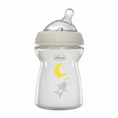   Chicco NaturalFeeling 250 ml ÜVEG cumisüveg normál folyású etetőcumival