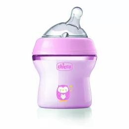   Chicco NaturalFeeling, normál folyású cumisüveg, újszülöttkorra, 150 ml