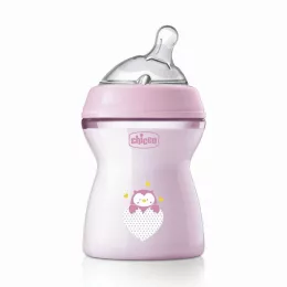 Chicco NaturalFeeling közepes folyású cumisüveg, 250 ml