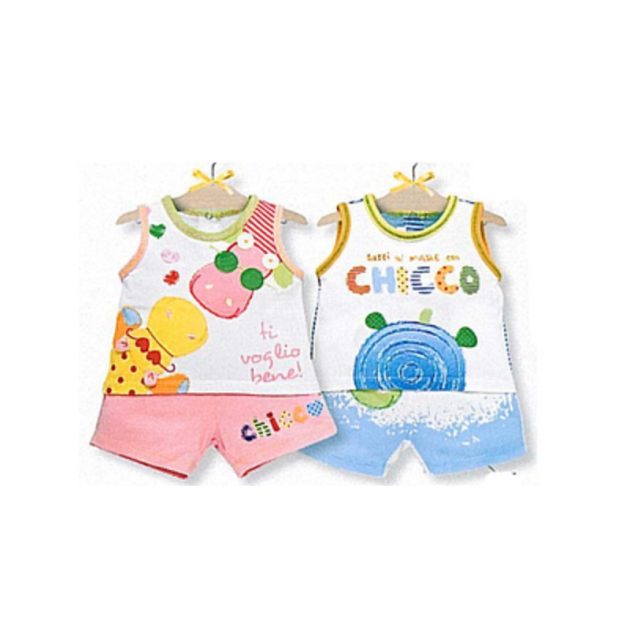 Chicco Short + póló együttes, kék - 68-as