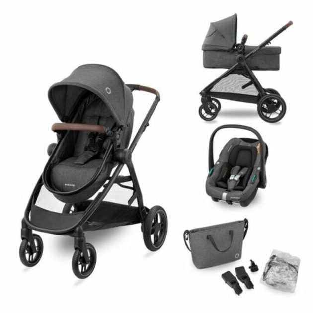 Maxi-Cosi Zelia S Trio 0-22 kg, újszülött kortól kb. 4 éves korig, 40-105 cm