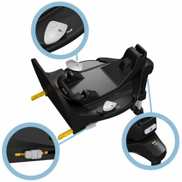 Maxi-Cosi Familyfix 360 Pro SlideTech i-Size rögzítőtalp 40 - 105 cm, 0-4 év Black