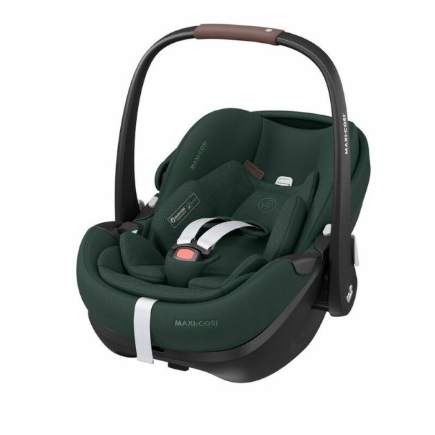 Maxi-Cosi Pebble 360 Pro2 - SlideTech & EcoCare hordozó 40-87 cm recycling szövettel - Twillic Green