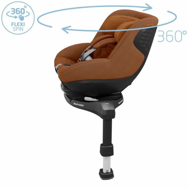 Maxi-Cosi Pearl 360 Pro SlideTech gyerekülés 61 - 105 cm-ig Authentic Cognac