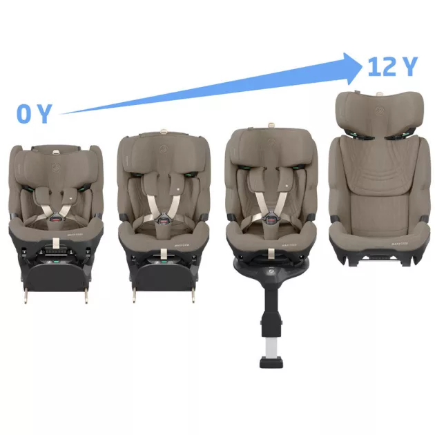 Maxi-Cosi Pearl XL Slide Pro 61-150 cm gyerekülés SlideTech®2 csúszótalpas