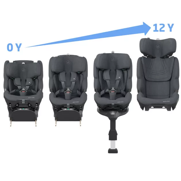 Maxi-Cosi Pearl XL Slide Pro 61-150 cm gyerekülés SlideTech®2 csúszótalpas