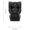 Britax Römer Dualfix M Plus Style gyerekülés - Carbon Black