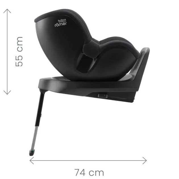 Britax Römer gyerekülés Dualfix M Plus - Midnight Grey