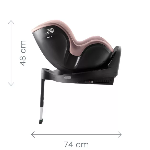 Britax Römer gyerekülés Dualfix Pro Style - Mineral Grey