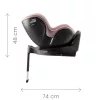 Britax Römer gyerekülés Dualfix Pro Style - Dusty Rose