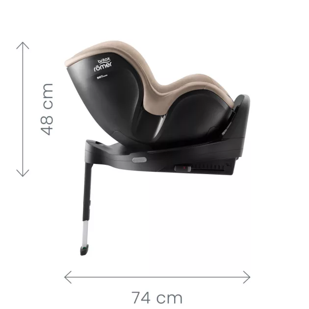 Britax Römer gyerekülés Dualfix Pro M Lux - Warm Caramel