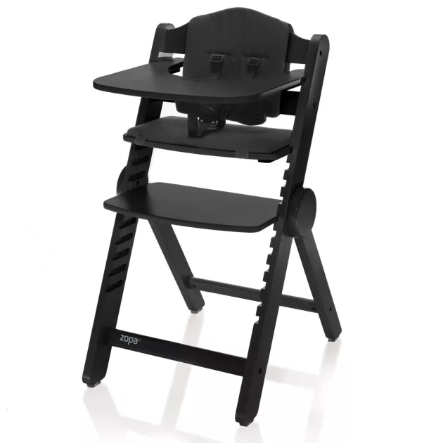 Zopa Clipp & Clapp fa etetőszék - Black