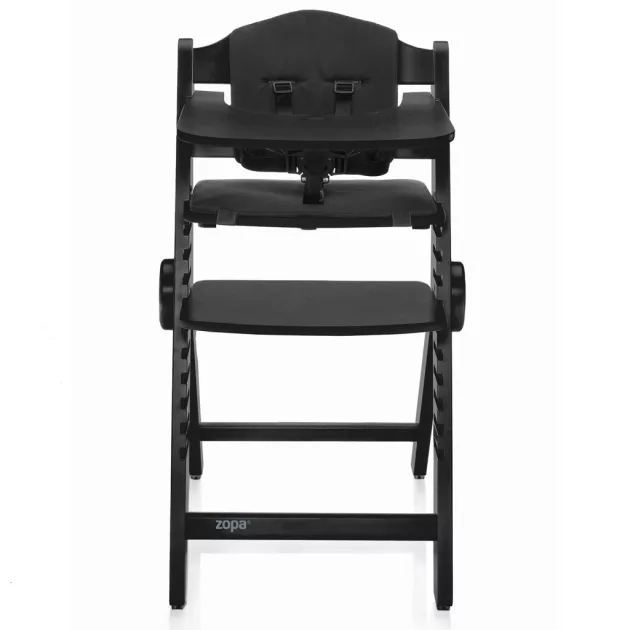 Zopa Clipp & Clapp fa etetőszék - Black