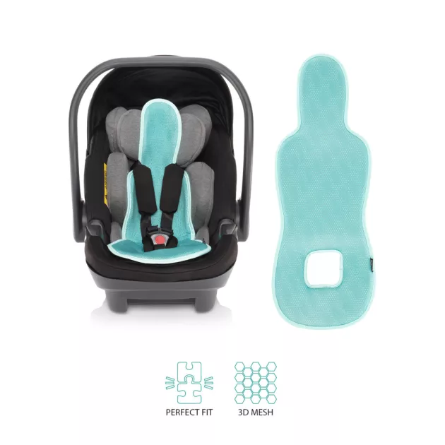 Zopa Lélegző autósülés párna Breeze sc. 0+ Aquatic Green