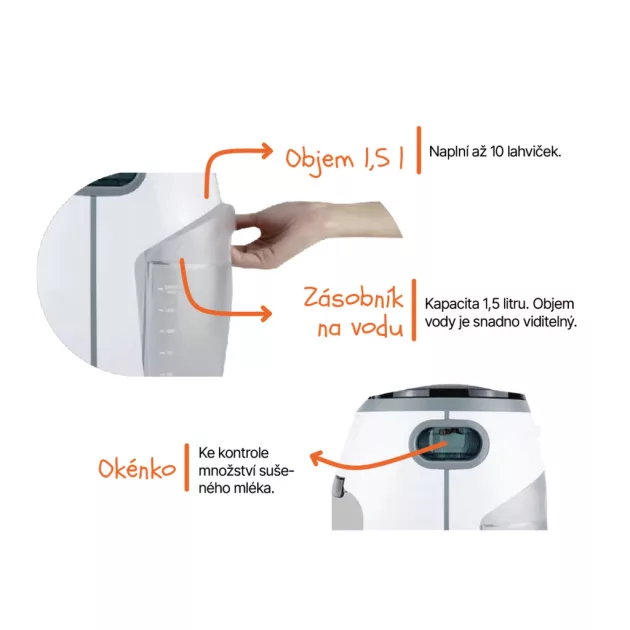 Zopa Formula milk maker Babyccino White