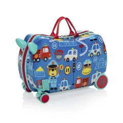 Zopa Pack&Ride gyermek gurulós bőrönd - Traffic