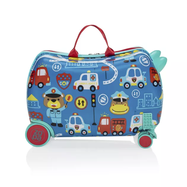 Zopa Pack&Ride gyermek gurulós bőrönd - Traffic