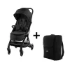 Britax Römer Set Stroller FLYLITE + free travel bag Carbon Black