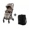 Britax Römer Set Stroller FLYLITE + free travel bag Teak