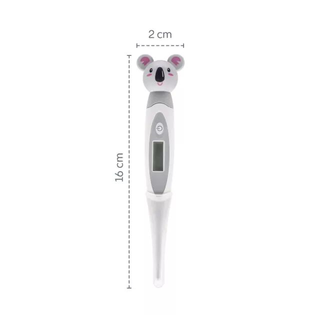 Zopa Digitális hőmérő rugalmas heggyel, panda Panda