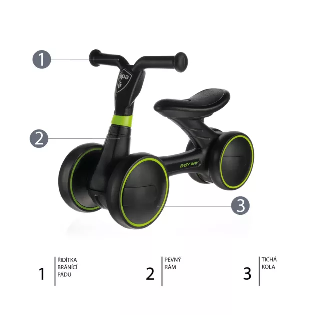 Zopa Easy-Way futóbicikli - Race Pink