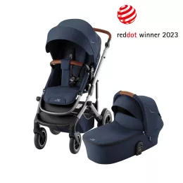   Britax Römer set multifunkciós babakocsi Smile 5Z + mózeskosár Night Blue