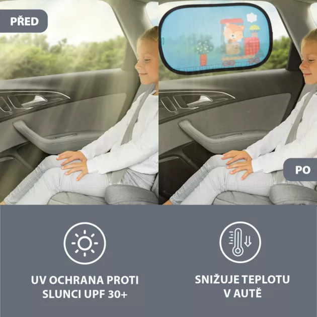 Zopa Napellenző autós állatok számára Fox