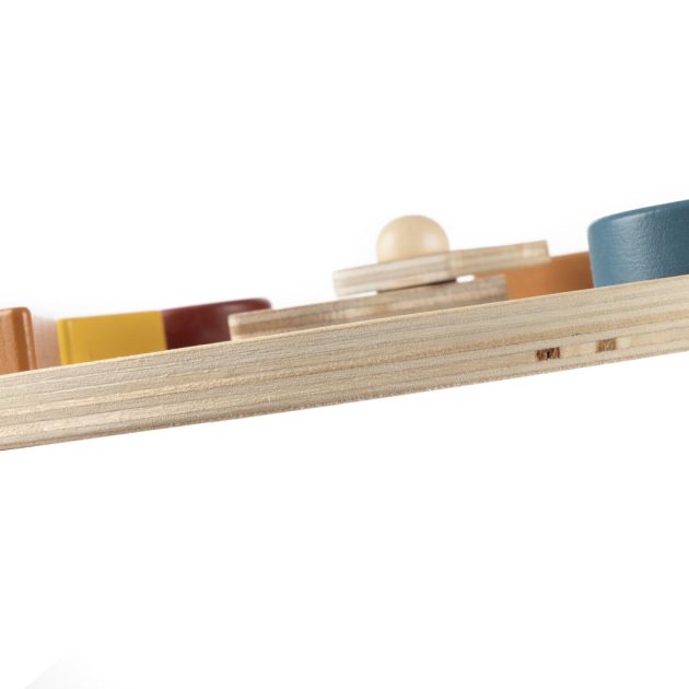 Zopa Fa készségfejlesztő óra Wood