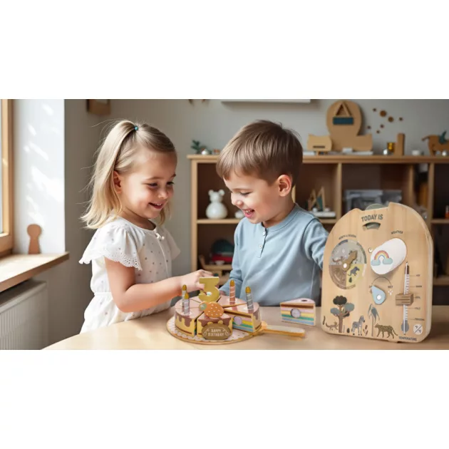 Zopa Fa Montessori időjárás tábla