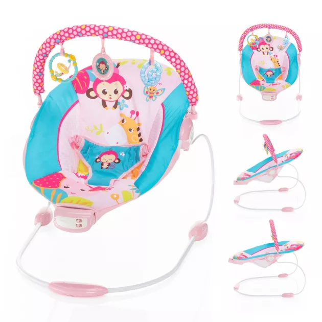 Zopa Happy pihenőszék, szafari mintás, rózsaszín Safari Pink
