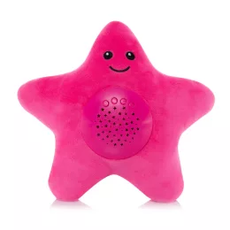 Zopa Plüss csillag égbolt projektorral, pink Pink