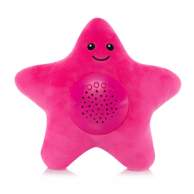 Zopa Plüss csillag égbolt projektorral, pink Pink