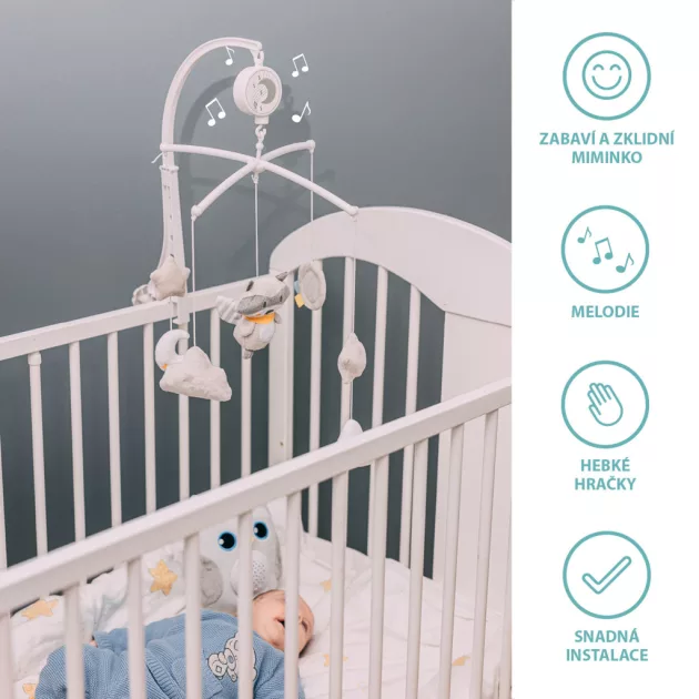 Zopa Zenélő forgó, maci Bear