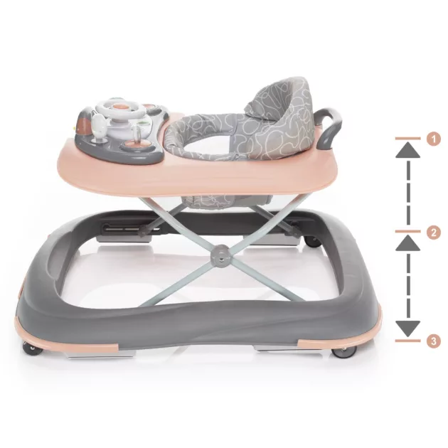 Zopa Fiesta bébikomp, Grey/Pink Grey/Pink