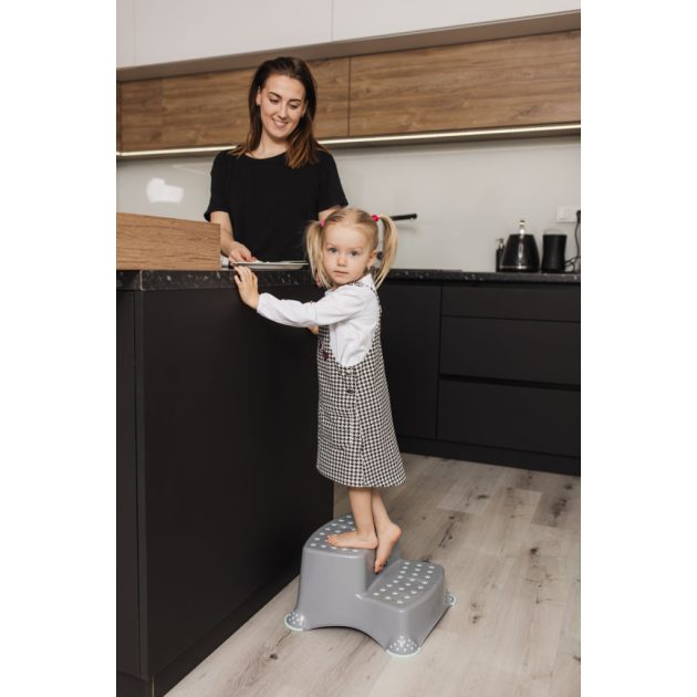 Zopa Unikornis fellépő WC-hez/mosdóhoz, szürke/pink Grey/Pink