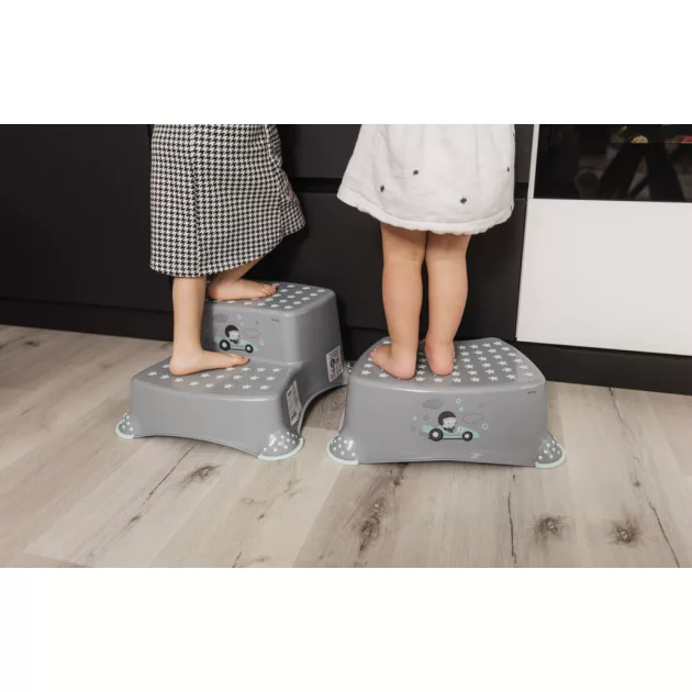 Zopa Unikornis fellépő WC-hez/mosdóhoz, szürke/pink Grey/Pink