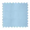 Zopa 9 db-os Puzzle habszőnyeg, 30x30 cm, kék Floral Blue