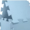 Zopa 9 db-os Puzzle habszőnyeg, 30x30 cm, kék Floral Blue