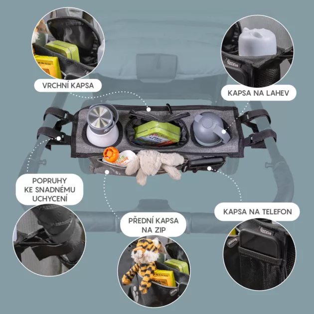 Zopa Babakocsi rendszerező - Black