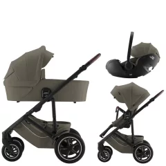   Britax Römer Smile 5Z Comfort Set Lux (Smile 5z babakocsi + mózeskosár + Baby-Safe Pro) - Urban Olive