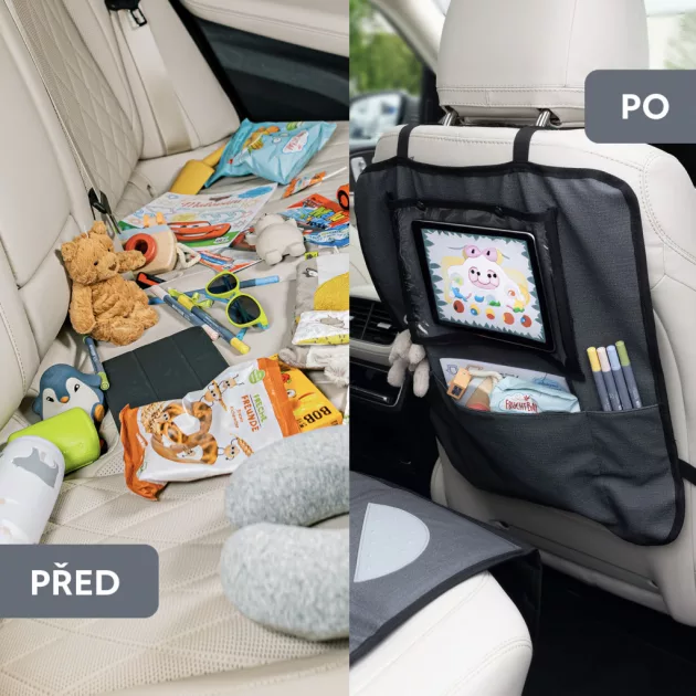 Zopa Mosható ülésvédő, szürke Grey