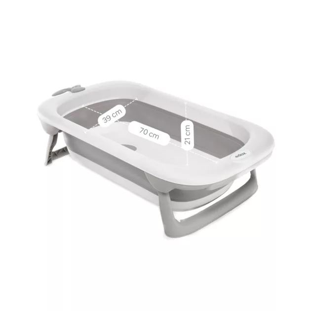 Zopa Aquatico összecsukható babafürdető kád szürke - Grey