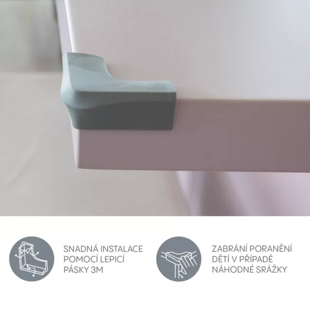 Zopa Gumis sarokvédő XL 4 db White